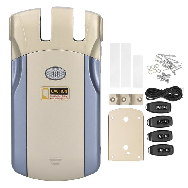 Cerradura de puerta inteligente, cerradura de puerta invisible con control remoto WAFU 019 Cerradura electrónica elaborada con cuidado