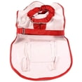 thumbnail image 4 of Impermeable ajustable con capucha para perros, impermeable y reflectante, chaqueta impermeable para perros, ropa de lluvia para perros pequeños, medianos y grandes (XL, rojo)., 4 of 4