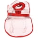 thumbnail image 4 of Impermeable ajustable con capucha para perros, impermeable y reflectante, chaqueta impermeable para perros, ropa de lluvia para perros pequeños, medianos y grandes (XL, rojo)., 4 of 4