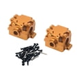 thumbnail image 1 of Carcasa de caja de transmisión de caja de cambios RC mecanizada por CNC con tornillos de fácil reemplazo dorado, 1 of 7