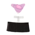thumbnail image 4 of Traje de muñeca a escala 1/6 para niña, ropa, accesorios de cosplay, decoración de disfraces de muñeca, trajes de muñeca para muñecas de 12 pulgadas conjunto top violeta, 4 of 10