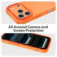 thumbnail image 4 of Vena For Apple iPhone 17 Pro Max Case Matte, Bump Resistant, Drop Protection Slim Protective Phone Case, Compatible with Wireless Charging, Orange, 4 of 7