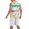 thumbnail image 2 of Xecao Funny Farm print basketball shirt for both men and women, a unisex basketball jersey perfect for theme parties-4X-Large, 2 of 6