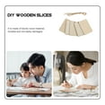 thumbnail image 6 of COOPHYA 1Set Diy Wooden Slices For Drawing Board Cognitive Improvement And Craft Pendants, 6 of 8