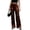 20#R Coffee, variant on Trendy Satin Pants for Women High Rise Dress Pants Womens Pants Summer Palazzo Bell Bottoms Trousers for Party Gray S