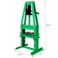 thumbnail image 3 of 6-Ton Benchtop Hydraulic A-Frame Shop Press with Adjustable Plates for Auto Repair, Efficient Metal Working Tool, Stable and Safe Design for Garage and Workshop Needs, 3 of 8