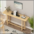 thumbnail image 3 of 59.84'' Console Table, Stylish Rectangular Entryway Table, Outdoor Console Table for Patio, Sturdy Construction Hall Table, Sofa Table for Hallway, Living Room, Bed Room and Patio, 3 of 8
