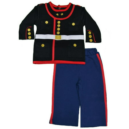US Marine Corps Dress Blues Uniform Baby Outfit (9-12 Months), 100% cotton By Jolt TC