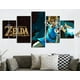 thumbnail image 1 of 5 Cuadros Decorativos Zelda Logo Canvas Listo Para Colgar 150x84cm Jungle Art Impresion Tela Arte, 1 of 6
