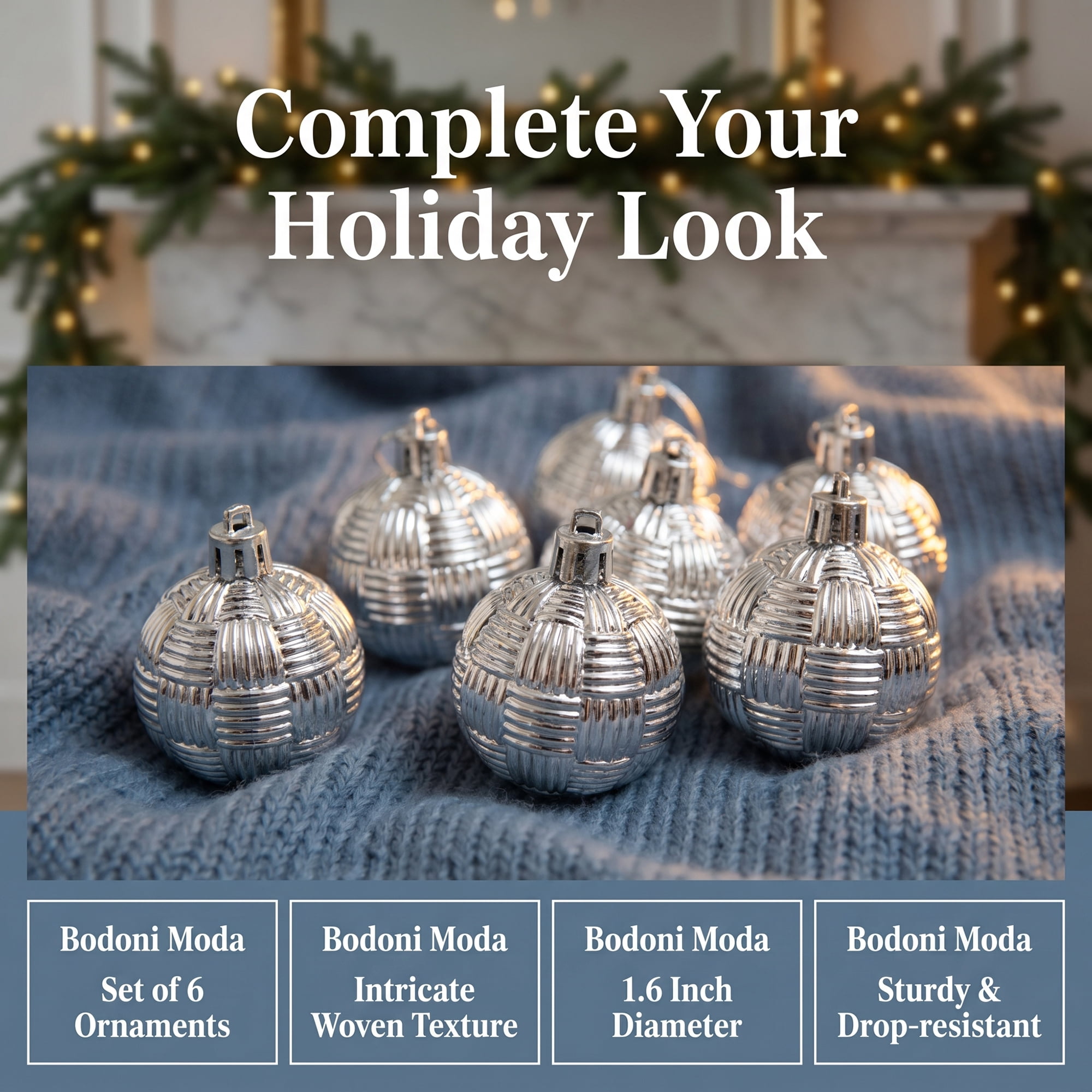 Unique Bargains 6Pcs Woven Texture Balls Mini Decorative Spheres Orbs White 1.6"
