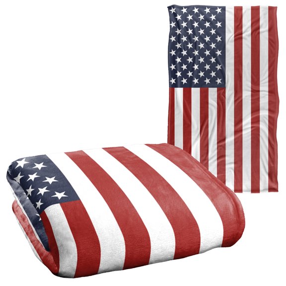 American Flag Vertical Silky Touch Super Soft Throw Blanket 36" x 58"