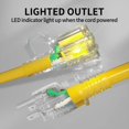 thumbnail image 2 of Cable de extensión POWGRN, 50 pies, 12/3, 15 A, 1875 W, impermeable, resistente, 2 of 7