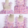 thumbnail image 5 of IDOPIP Toddler Baby Girls Butterfly Tutu Dress Summer Sleeveless Backless Lace Princess Dress, 5 of 7