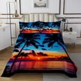 thumbnail image 1 of Erosebridal Tropical Palm Tree Coverlet Set King,Summer Beach Bedding Set,Ocean Decor,Ultra Soft,3 Pieces, 1 of 5