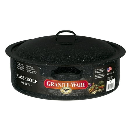 Granite Ware Granite-Ware Casserole Pan, 1.0 CT (Best Granite Colors For Home)