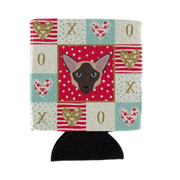 Carolines Treasures CK5104CC Colorpoint Longhair Cat Love Can or Bottle Hugger Can Hugger multicolor