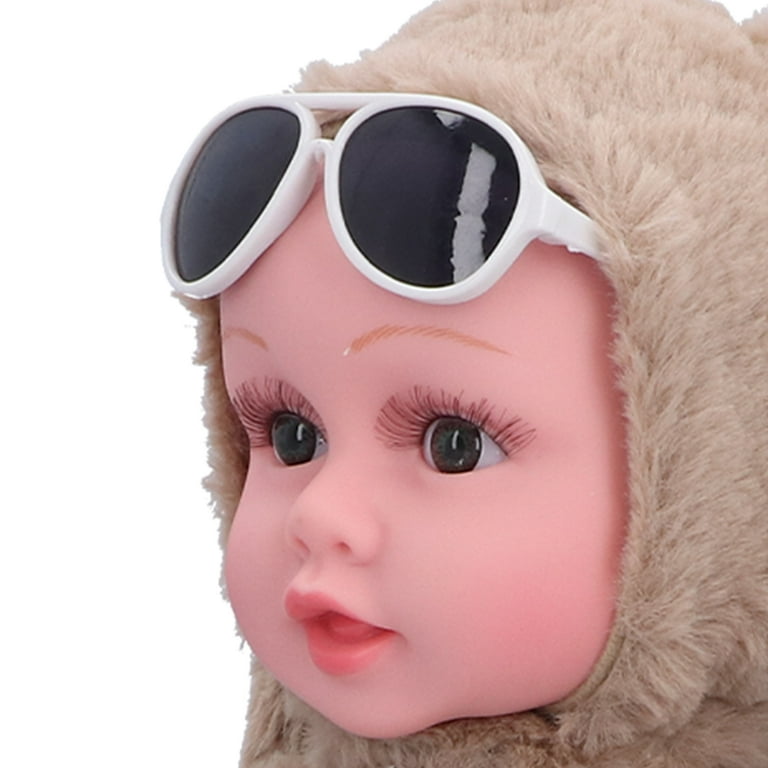 Lifelike Reborn Baby Dolls, Girl Infant Plush Music Electric Doll Singing  Dancing Walking Talking Parroting Baby Girl for Kids Age Above Years Old 