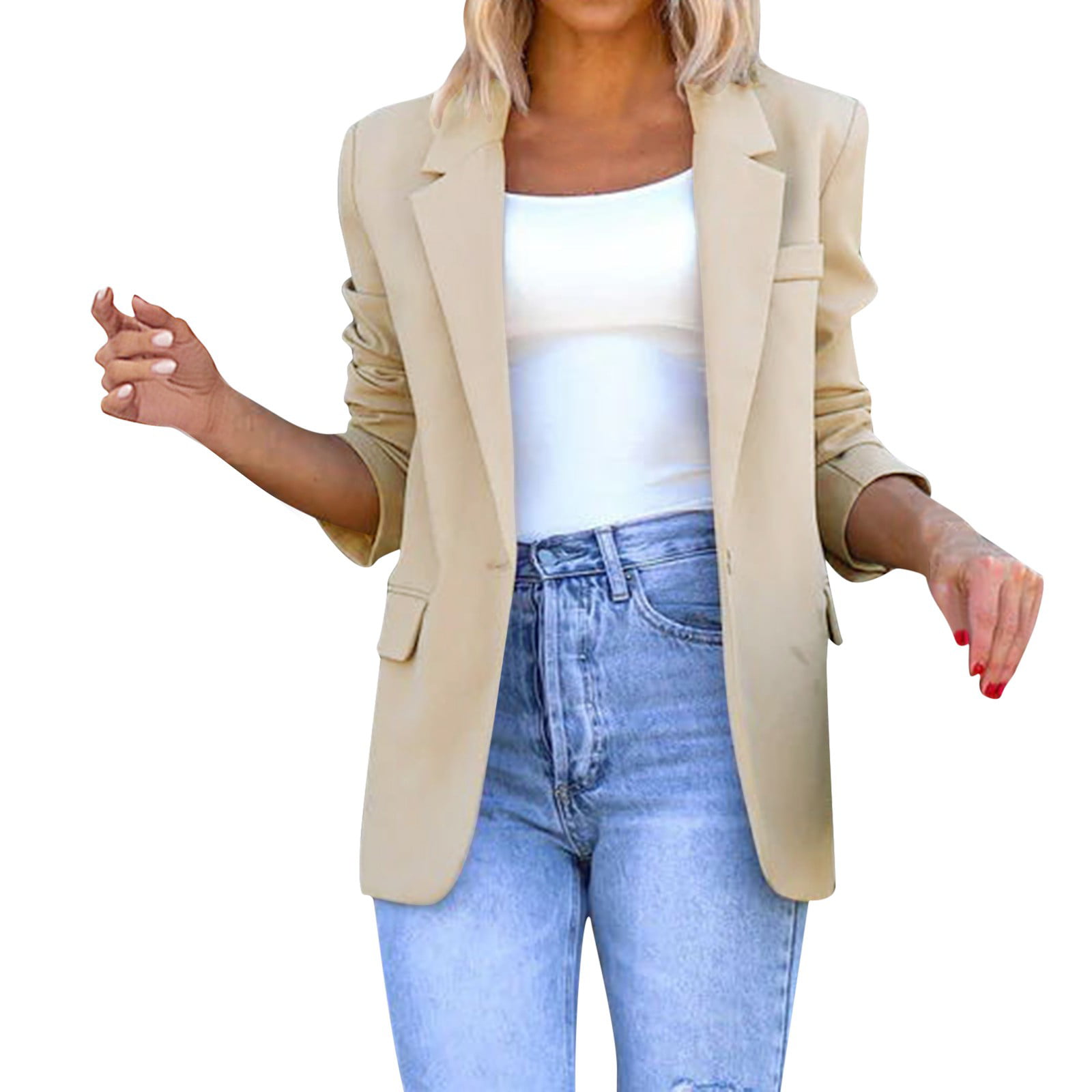 Fall Business Casual Outfit with Statement Jacket