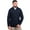 Navy, variant on Men's Merino Wool Shawl Collar Single Button Sweater