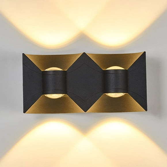 Apliques de pared para interior y exterior Apliques de pared interiores de aluminio modernos e impermeables para salas de estar, escaleras, pasillos.