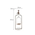 thumbnail image 2 of Candelabro antiguo creativo, elegante candelabro for mesa de restaurante, adornos de hierro, 2 of 6