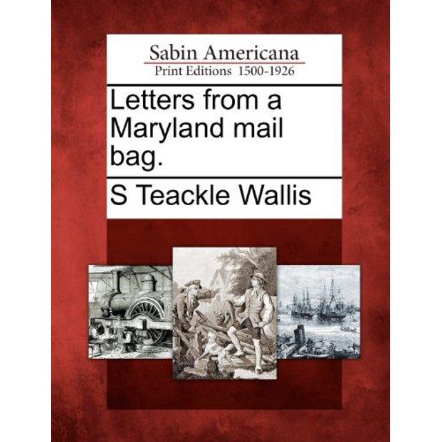 Lettres d'Un Sac à Courrier de Maryland