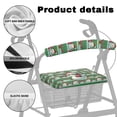 thumbnail image 5 of HELLHERO Holidays Gifts Rollator Seat Cover Easy Install Non-Slip Cover Non-Slip Fit Rollator Walker Seat Back Covers & Crystal Clear Ripples Anti-Slip Cover for The Elderly, 5 of 7