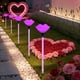 thumbnail image 5 of Decoraciones para San Valentín, adornos para San Valentín, regalos para San Valentín, luces solares LED para San Valentín, elementos de formas clásicas para San Valentín, decoración navideña para jard, 5 of 6