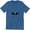 Blue, variant on Alien Face - Funny Sci Fi Space Creature Horror Retro Men's T-Shirt