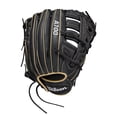 thumbnail image 2 of Guante de béisbol Wilson A700 Outfield de 12.5 pulgadas, negro/rubio/blanco, 2 of 5
