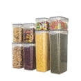 thumbnail image 4 of RKSTN Conteneur à Riz 8 Pcs Rangement de Cuisine Facile à Boucler Réservoir de Stockage en Plastique, Boîte en Plastique pour Grains et Divers Grains, 4 of 8