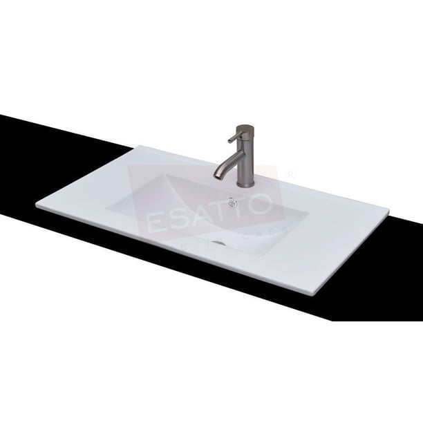 Kit Filo Grand Satín ESATTO Paquete Completo De Lavabo Para Baño Con Llave Y Desagües