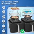 thumbnail image 1 of 2 Pcs pour Ninja Dual, avec Bâtons de Barbecue pour Friteuses à Double Panier, 1 of 4