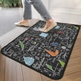 thumbnail image 4 of Math Equations Colorful Doodles Black Pattern Door Rugs,Washable Non Slip Door Mats Indoor,Decorative Door Mats,Entry Mat Indoor for Entrance,Bedroom,Kitchen,Bathroom,30"x17", 4 of 6