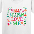 thumbnail image 4 of Inktastic Mamaw and Papaw Love Me Youth T-Shirt, 4 of 5