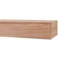 thumbnail image 4 of Modern Ember Walnut Creek 72 inch Fireplace Mantel Shelf - Unfinished, 4 of 9