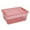Pink-One Size, variant on Clear Plastic Craft Organizers and Storage Box Art Supply Organizers and Storage,Ideal Containers for coloring Books,Craft Supplies,1 Pack
