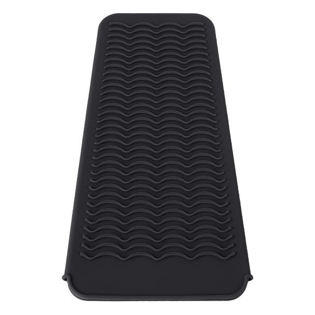 Heat Mat for Curling Irons, Silicone Pouch for Curling Irons, Hair Straightener, Flat Irons, Hairdressing Tool, Non Slip Storage Bag, Curling Iron Holder
