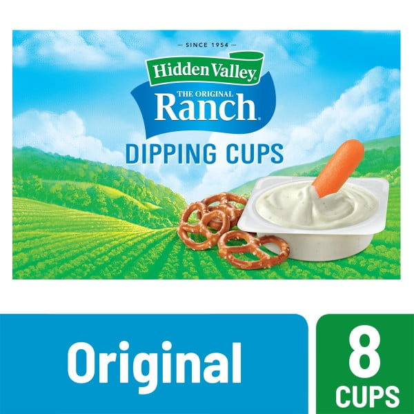 Hidden Valley Original Ranch Salad Dressing To Go Cups 1.5 Ounces
