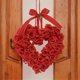 thumbnail image 4 of Floral Garland Dangling Valentines Day Decoration 40cm Beautiful Red Flower Garland with Bowtie Decoration for Entrance, 4 of 5