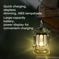 thumbnail image 4 of Camping LED Lamp Rechargable Adjustable Waterproof Power Display Retro Outdoor Tent Light Home Atmospheres Lantern, 4 of 8