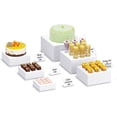 thumbnail image 1 of Neatsure 6PSC Buffet Risers, Food Risers for Buffet Table, Display Stand for Catering Dessert Collectibles Jewelry Figures Show, White Acrylic Cube Boxes, 1 Set (6", 7", 8", 9", 10", 12"), 1 of 6