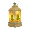 thumbnail image 2 of Lighted Christmas Decor Christmas Lanterns Decorative Battery Include Clear LED Lights Hanging Lantern Vintage Lantern Ornament For Xmas Party Home Candlestick Decor Lights, 2 of 7