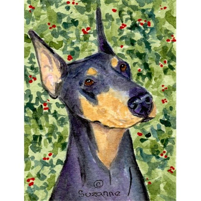 Carolines Treasures SS8812GF 11 x 15 In. Doberman Flag- Garden Size