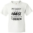 thumbnail image 3 of Inktastic My Daddy is a Nurse and a Hero Youth T-Shirt, 3 of 5