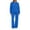 #Blue, variant on Women's Crew Neck Drop Shoulder Loose Sweatshirt Drawstring Wide Leg Pants 2 Piece Casual Outfit Set,L,Women's Plus Size
