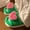 Grass Green, variant on Women's Cute 3D Heart Plush Slippers - Fashion Winter Warm Faux Fur House Shoes, Soft Sole Anti-Slip Indoor Bedroom Mules, Comfortable Maternity & Postpartum Shoes for Ladies