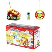 Liberty Imports My First Cartoon RC Race Car Radio Remote Control Toy for Baby, Toddlers, ChildrenRed
