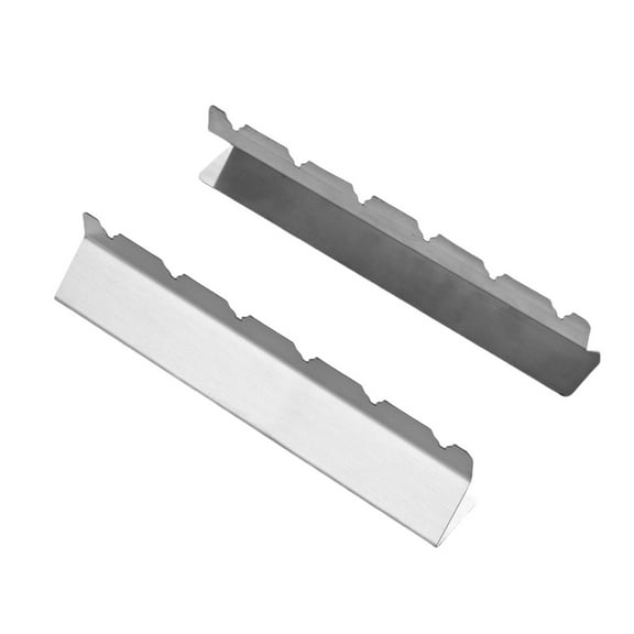 2 Pcs Stainless Steel Bbq Skewer Rack For 6/9 Skewers Barbeque Grill Holder Vegetable Fruit Kebab Camping Grill Tool