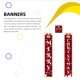 thumbnail image 4 of Cateissary Pareado de puerta de Navidad, colgantes interesantes para vacaciones en casa, diseño de escena, decoraciones colgantes de fondo DIY, colgante Kits de decoración para fiestas Tipo 1 Cateissary HA070289-01, 4 of 6